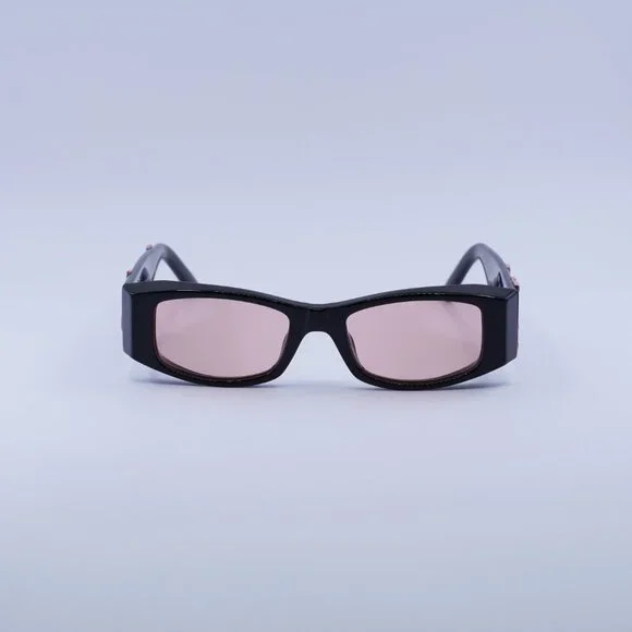 Palm Angels PERI007 ANGEL 1021 Sunglasses Black Rectangle  display picture 1